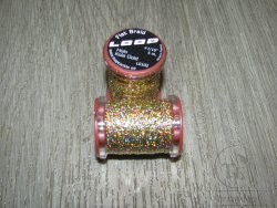 Плетеная тесьма Flat Braid Holo Cola Gold Loop 1/16 ( 5 м )