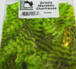 Grizzly Marabou Chartreuse Hareline