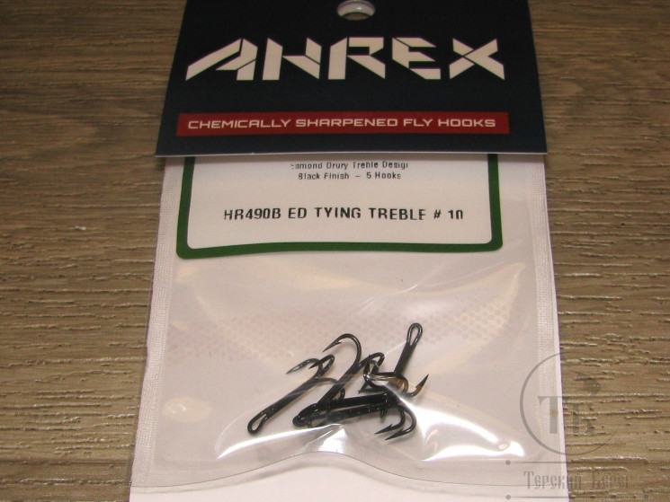 AHREX HR490B тройник вязальный чёрный № 10 ( 5шт. )