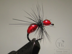 Муха муравей Ant Scud ( 15 ) Red Epoxy Kumho Scud № 14