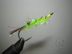 Муха Sea Streamer Shrimp SSH 06 Fl. Chartreuse № 2/0