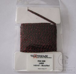 body braid fish skin Lg.Textreme redblack