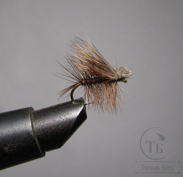 Mуха X Caddis (26) Deer  Natural  Kumho № 12