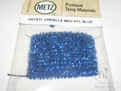 Кактусовая синель Crystal Cactus Chenille Md Ryl Blue Metz