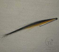 Муха лососёвая ( 11 ) Sunray Shadow Yellow алюм. 1 1/2 дюйма