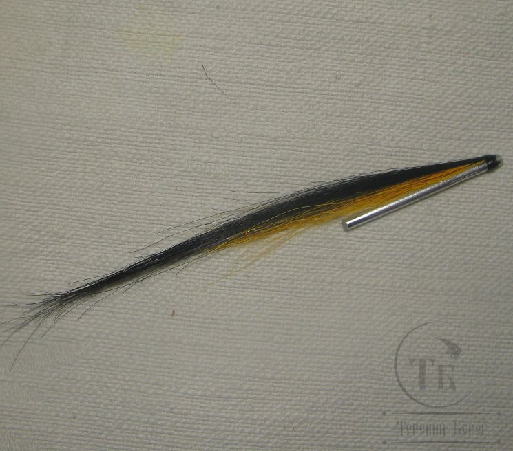 Муха лососёвая ( 11 ) Sunray Shadow Yellow алюм. 1 1/2 дюйма