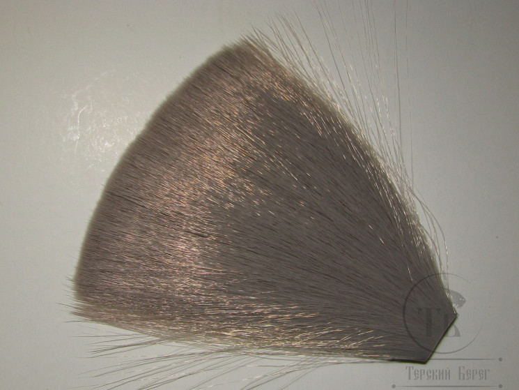 Cинтетическое конусное волокно Faux Bucktail ( хвост оленя ) Gray