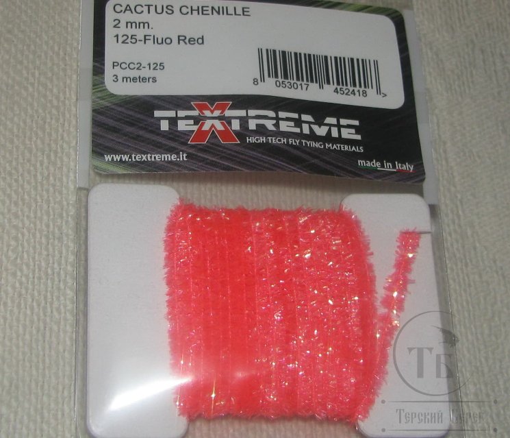 Кактусовая синель Cactus Chenelle 2 Fl. Red Textreme
