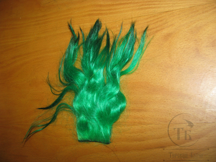 Мех козы серебрянки Green Highlander ( распродажа М - 9 ) горелые кончики