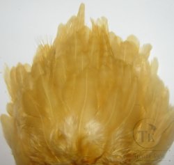 Куриное перо Hen feathers  песочный