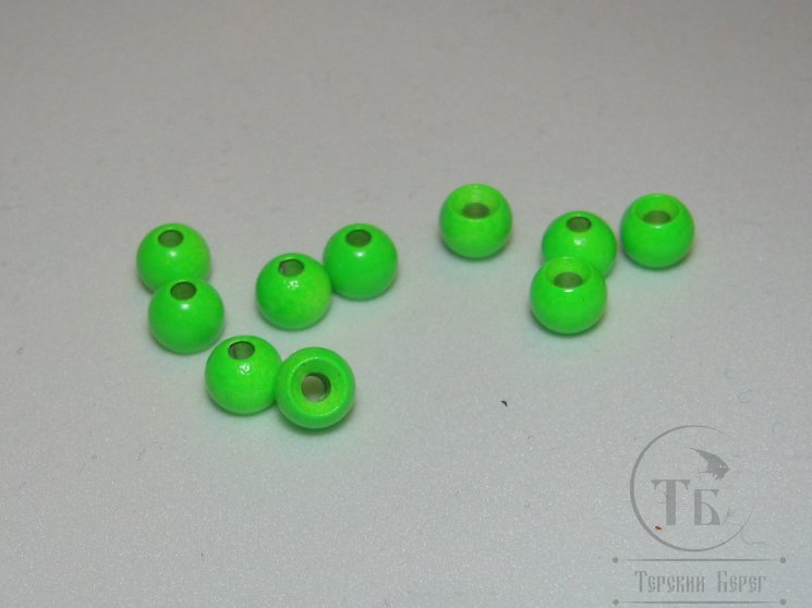  Шарик (головка) диам. 3,8 мм латунь Fl. Green (10шт)