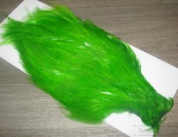 Скальп петуха  Chinese Striamer cock cape  # 1 greenhiglander  Wapsi  