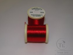 4-х прядный вискозный шелк Danville"s rayon 10 yds 300 den Red № 56