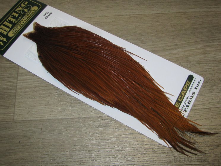 Скальп петуха Whiting Hebert Pro Grade Cape Md Brown