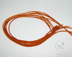 перо Dry Fly (для сухих мух) 10 шт рыжее  крючки № 22