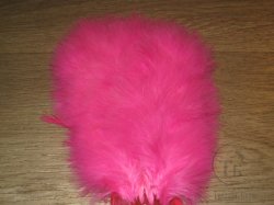 Перо петуха пушистое мягкое, фактуры "марабу" Chiсkabou Whiting Fl. Pink