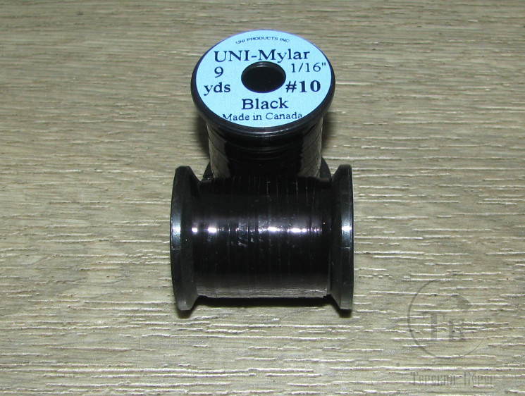 Плоский люрекс UNI Mylar 9 yds 1/16 # 10 Black