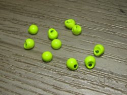 Головки вольфрамовые со смещенным отверстием  Micro Jig Heads D 2.8 Fl Chartreuse
