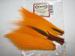 Кусок хвоста оленя флюр оранжевый Bucktail pieces Fl. Orange Wapsi / Терский Берег