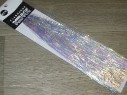 Плоский люрекс Flashabou Mirage Opal / Holo Silver 3333 Hedron