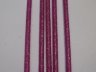 Пластиковая трубка диаметр 3,0 mm 5 шт 200 mm Purple Glitter Future Fly 