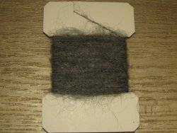 Шерстяная пряжа Mohair Dub Sm. Gray 10 m. 