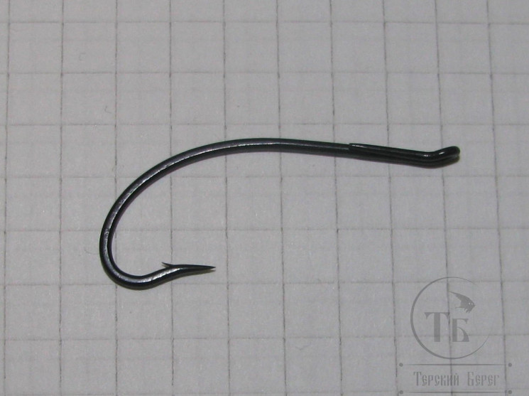 Крючок лососёвый одинарный Partridge Bartleet Supreme Black Salmon № 4 ( 10 шт )
