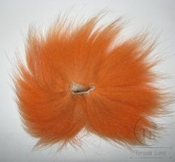 Хвост арктического песца морковный / Carrot