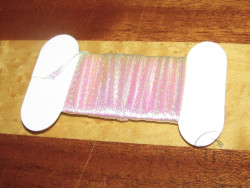 Плетёный плоский люрекс 3 мм Ice Pearl Body Braid Opal 4 м