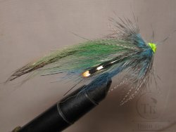 Лососёвая муха Turbo Nobody ( 60 ) Silver Herring NB Md Brass 