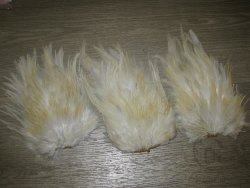 Седло петуха Indian Saddle White Cream Small