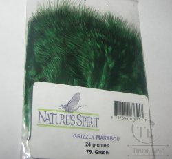 Grizzly Marabou Green Natures Spirit