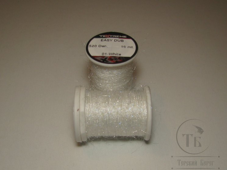 Даббинговая нить Easy Dub. White 520 Den. Textreme