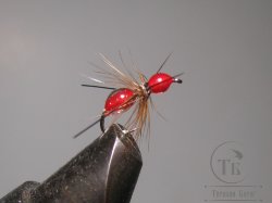 Муха муравей Ant ( 8 ) Red Epoxy Kumho Dry № 16