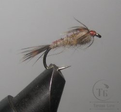 Муха нимфа Lt ( 57 ) May Fly Hares Ear nymph № 14