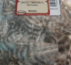 Grizzly Marabou Natural Wapsi