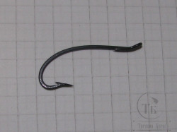 Крючок лососёвый одинарный Partridge Bartleet Supreme Black Salmon № 6 ( 1 шт )