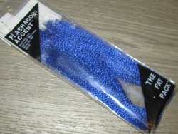 Kрученый люрекс Flashabou Accent Royal Blue Hedron