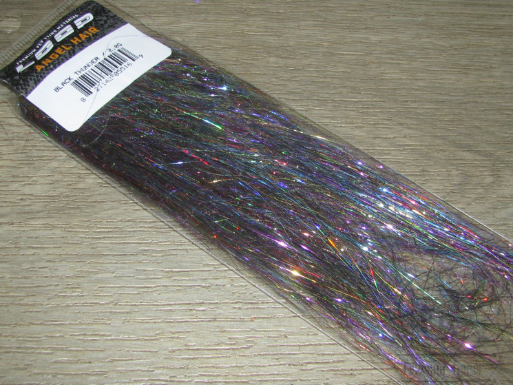 Плоский люрекс Angel Hair Black Thunder 2,0g Loop