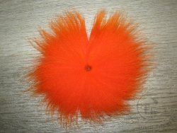 Хвост арктического песца оранжевый XL / Orange XL
