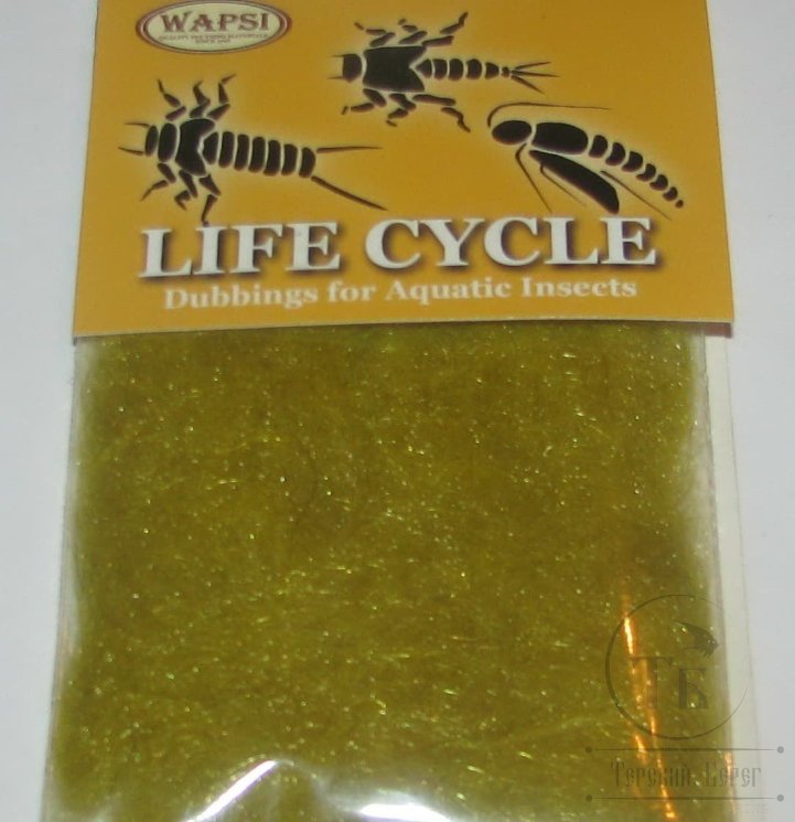 Даббинг Life Cycle Dub CADDIS Yellow Wapsi