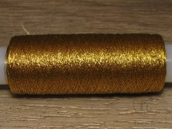 Круглый люрекс Metallic Tinsel Gold XSM 200 yds