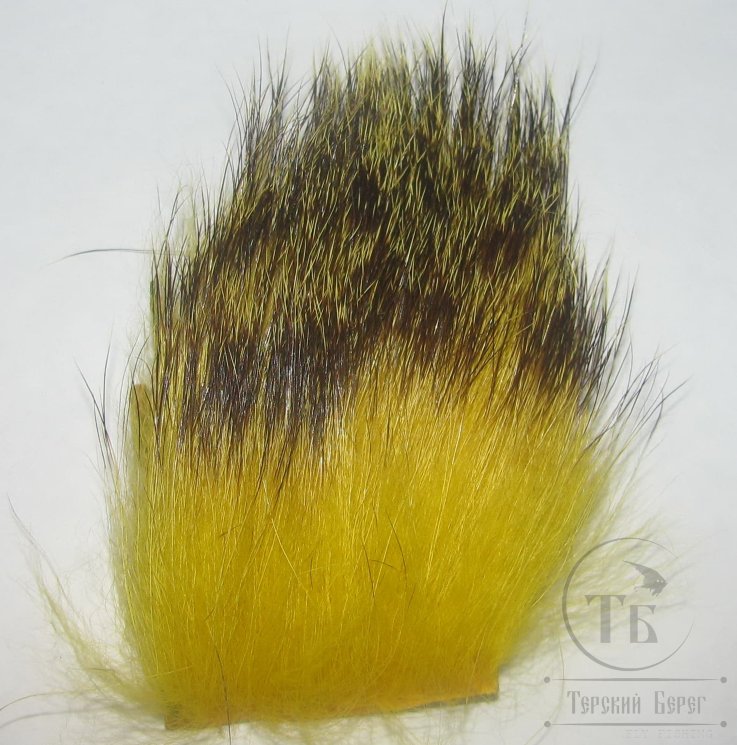 Мех барсука желтый / Badger Fur Yellow