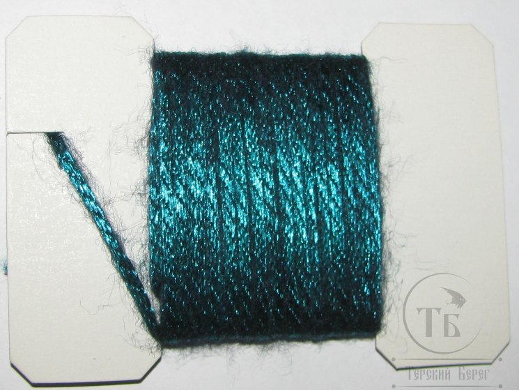 Плоская шерстяная тесьма Body Wool Braid Br. Sea Blue ( 3 метра )