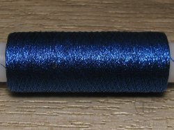 Круглый люрекс Metallic Tinsel Blue XSM 200 yds