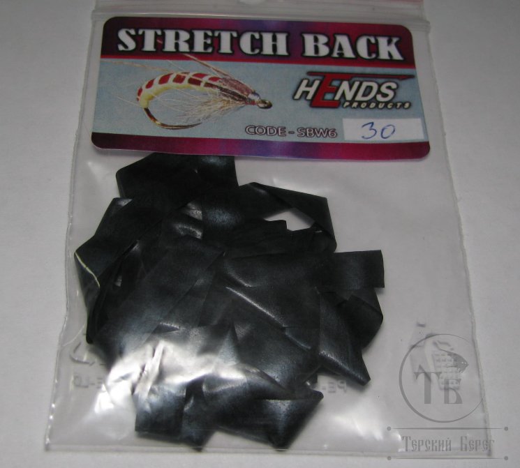 Stretch Back Black Hends № 30 1/4 - 6mm