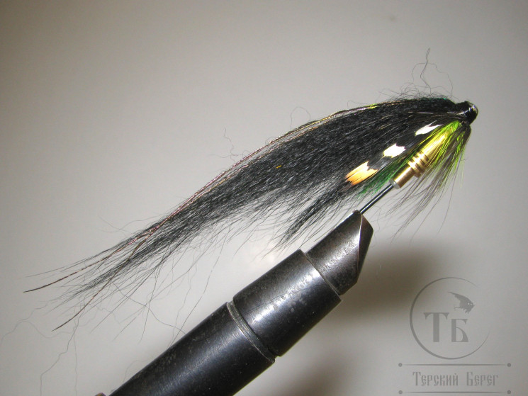 Муха лососёвая Bottle Heavy ( 7 ) JC Black Green