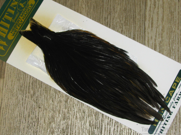 Скальп курицы Hebert Hen Cape Wet Fly Dark Gray Dun Whiting