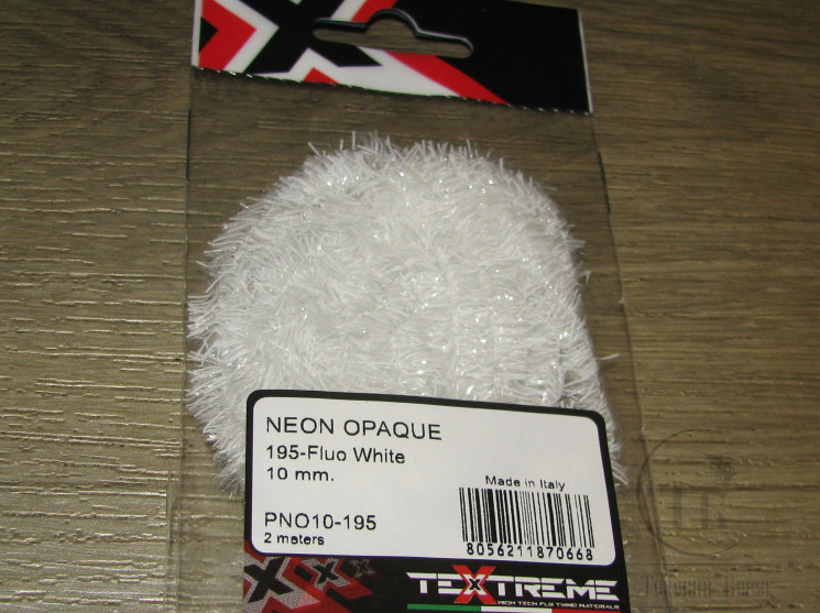 Синель Neon Opaque 10 mm Fl. White Textreme