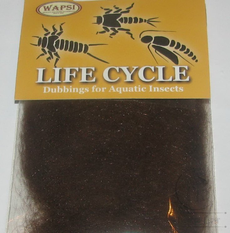 Даббинг Life Cycle Dub CADDIS Brown Wapsi